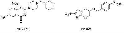 Efficacy of PBTZ169 and pretomanid against Mycobacterium avium, Mycobacterium abscessus, Mycobacterium chelonae, and Mycobacterium fortuitum in BALB/c mice models